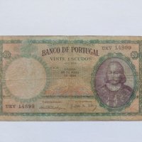 20 eskudos 1954 Португалия , снимка 1 - Нумизматика и бонистика - 40457291