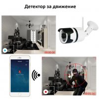 Безжична охранителна WI-FI HD IP/P2P/2 MP камера, снимка 3 - HD камери - 36833715