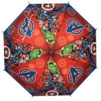 Автоматичен детски чадър за дъжд Red Avengers Cane 68 см, снимка 1 - Чадъри - 42877229