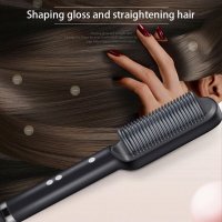Иновативна професионална преса за коса тип четка , снимка 8 - Преси за коса - 36684460