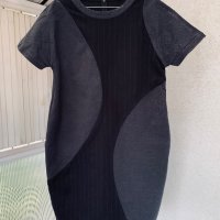 Скъпа рокля SELECTED (Дания)-кокон,твърд лен и памук, снимка 4 - Рокли - 37704809