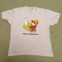 Пародийна Тениска  Peel this bitch размер Хл, снимка 1 - Тениски - 40430524