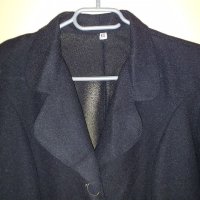 Лятно черно сако, размер 48, снимка 2 - Сака - 40448023