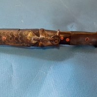 Тибетски нож - "Лоти", снимка 7 - Антикварни и старинни предмети - 39253005