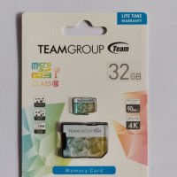 Карта памет Team Group Color Card 32GB Micro SD, снимка 1 - Карти памет - 30975045