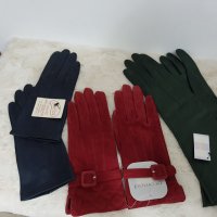 Ръкавици от естествена кожа и велур. Италия., снимка 1 - Ръкавици - 39591031