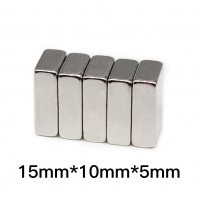 Неодимов магнит 15x10x5mm N52, magnit, neodimov, магнити, magnet, снимка 12 - Други машини и части - 38097260