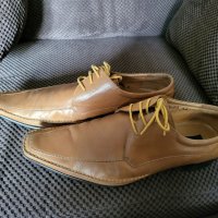 Мъжки кожени обувки Тенденц, снимка 1 - Официални обувки - 38561325