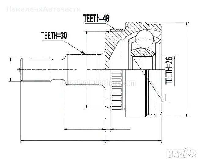 Предно външно каре A1633300401 NPZME009 Mercedes M-class, снимка 1