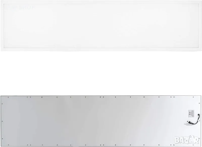 Lumira LED панел 120 x 30 см, 50 W, мрежови светлини, плафони, плосък, без отблясъци вкл. Трансформа, снимка 1