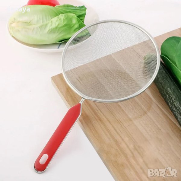 4431 Метално кухненско сито цедка гевгир, 16 см, снимка 1