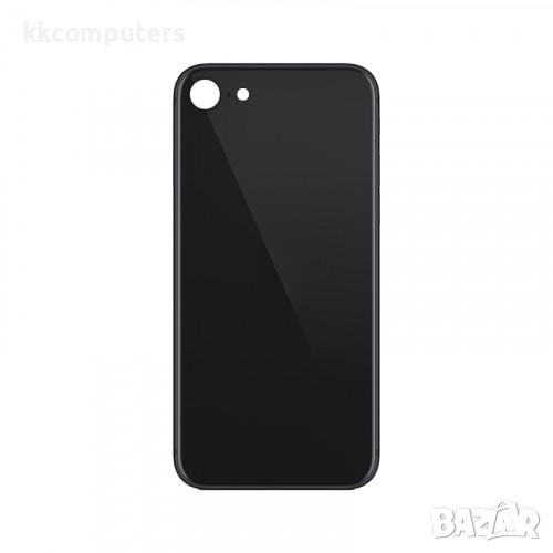 Капак батерия / Задно стъкло (BIG HOLE) за iPhone SE2020 4.7 / Черен Баркод : 482992, снимка 1