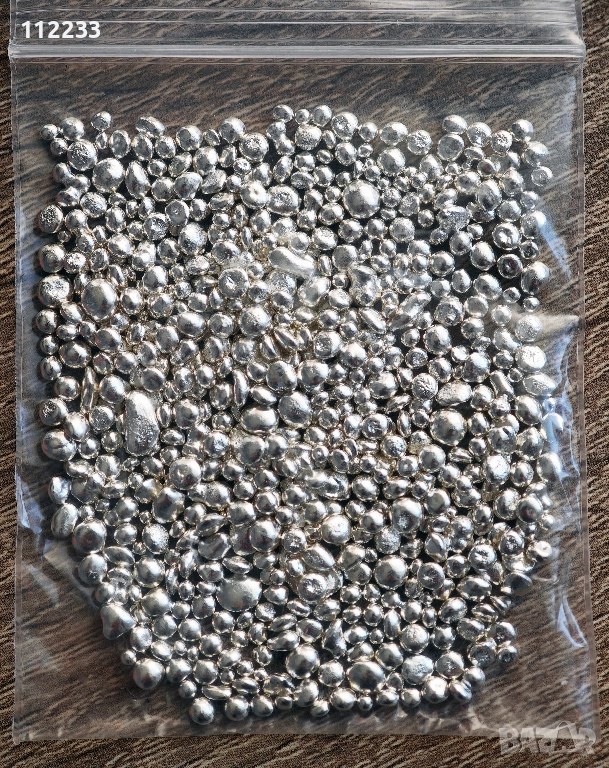 50 грама 99.9% сребърни гранули, снимка 1