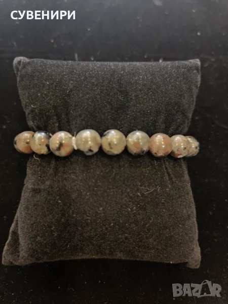 Лечебна гривна от естествен огнен камък, снимка 1