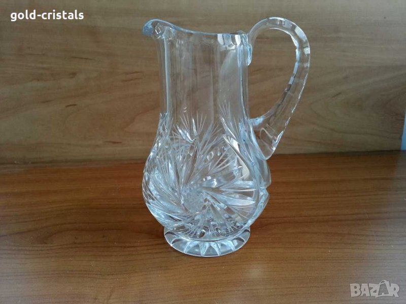 кристална кана гравирана , снимка 1