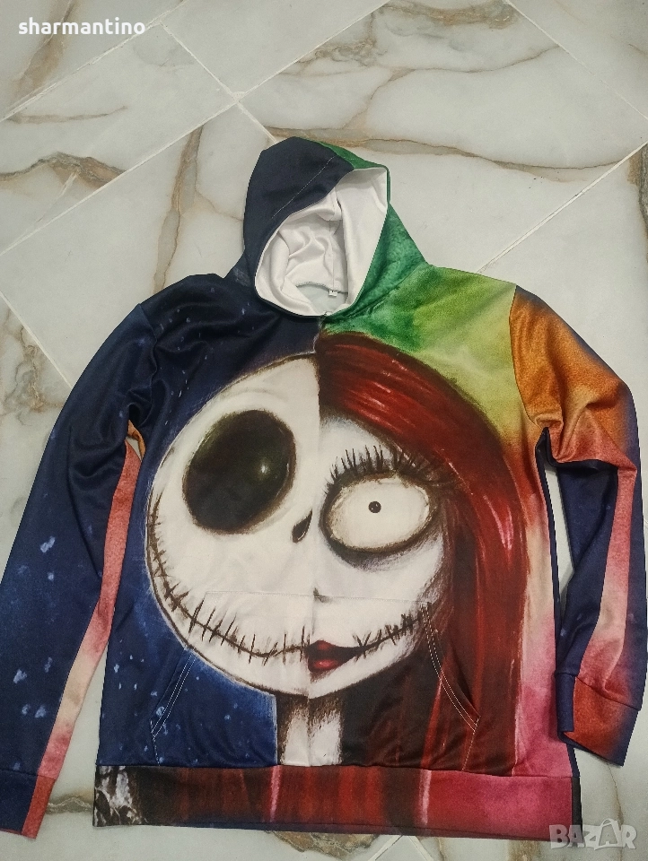 Модерен суичър с качулка L - 12 лв, снимка 1