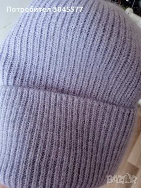 Шапка топла от мохер, снимка 1