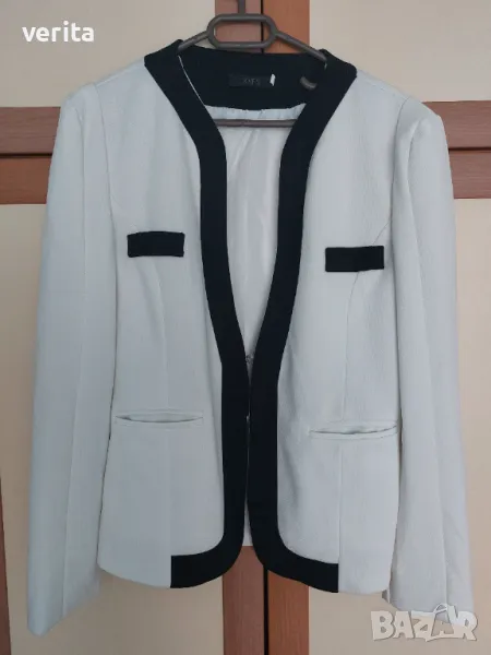 Дамско сако в бяло, снимка 1