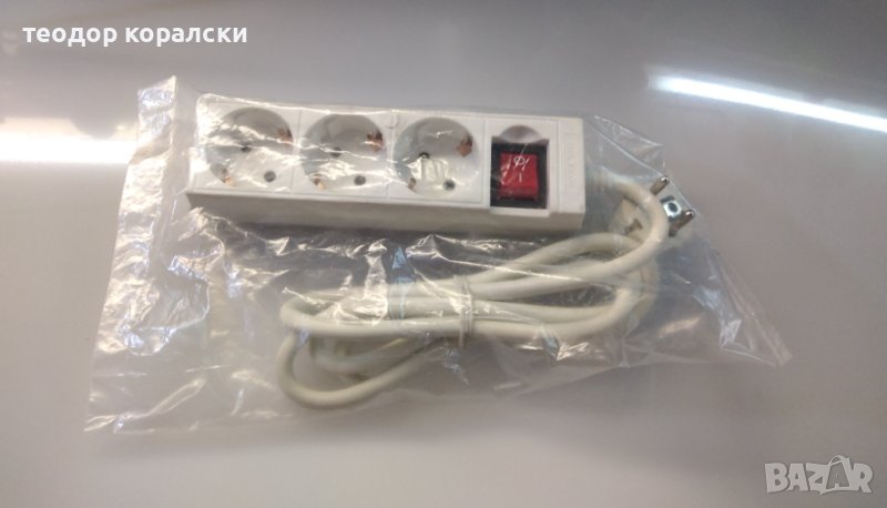 троен разклонител  3500W, снимка 1