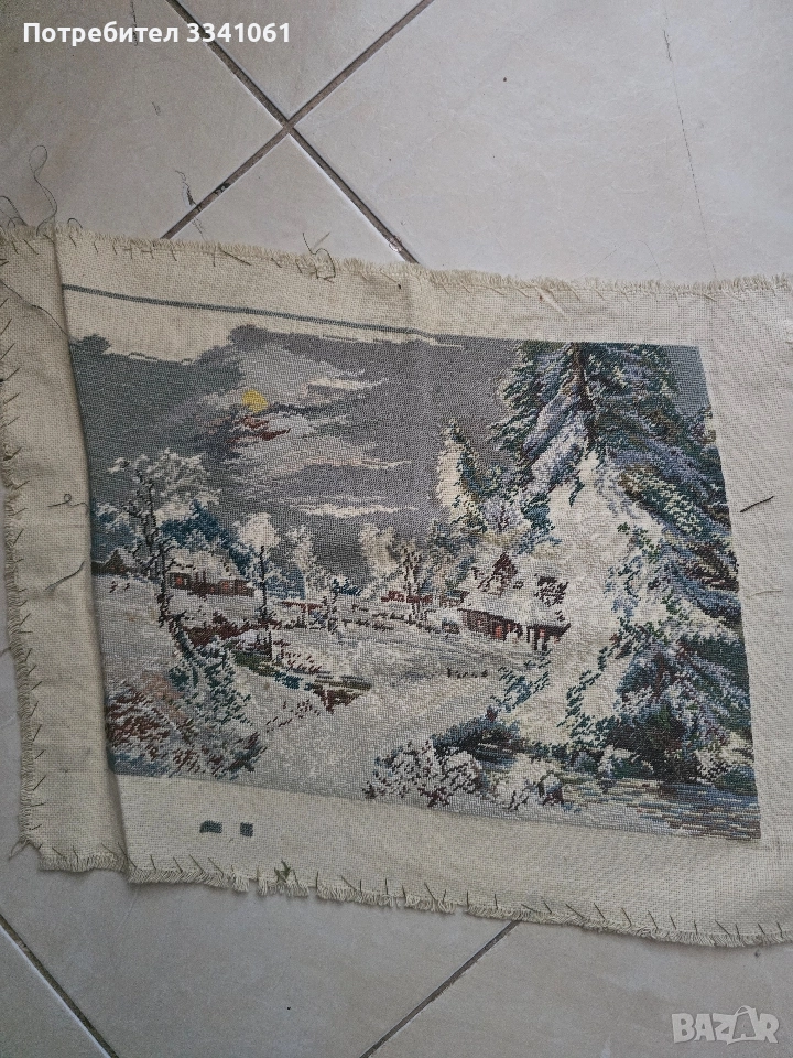 Гоблен,,Лунна Зима,, , снимка 1