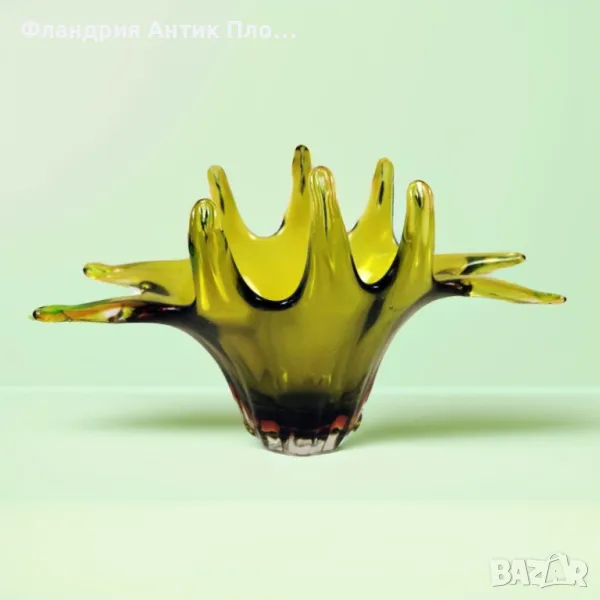 Стъклена бонбониера, снимка 1