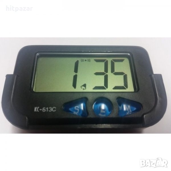 Електронен часовник за кола със стойка, снимка 1