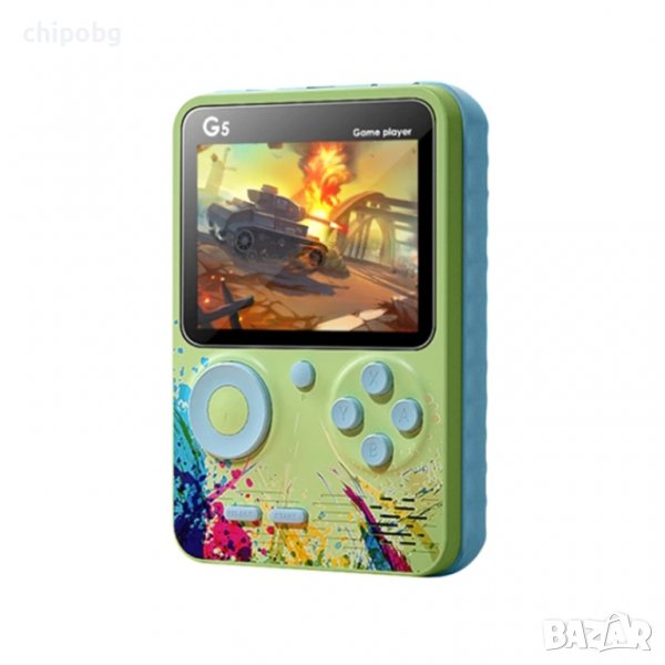 Преносима игрова конзола G5, 3.0", 400 Вградени игри, Зелен, снимка 1