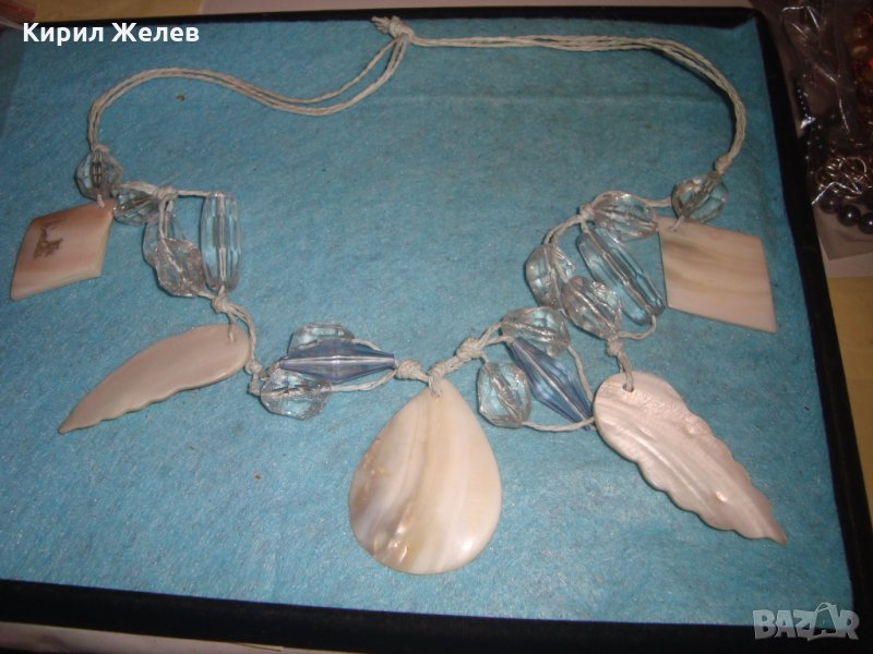 СЕДЕФЕНА КРАСИВА ОГЪРЛИЦА КРАЛСКИ СЕДЕФ МАЙСТОРСКА РЪЧНА АРТ ИЗРАБОТКА 27002, снимка 1