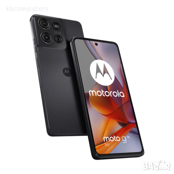 ЧАСТИ ЗА Смартфон GSM MOTOROLA G75 CHARCOAL GREY PB3Y0006PL 6.78 ", 256 GB, RAM 8 GB, 50+8 MP, 5G , снимка 1