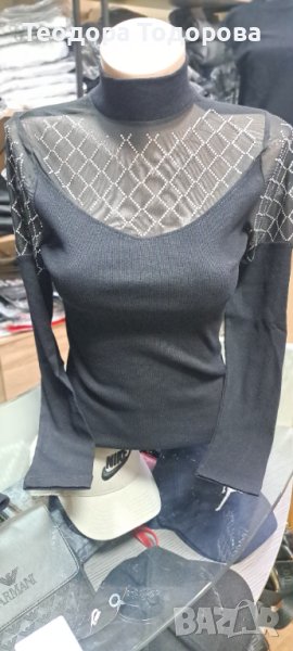Дамски блузи с камъчета , снимка 1