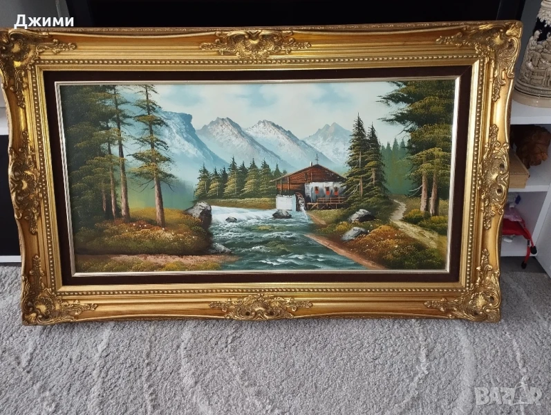 прекрасна картина със баварска рамка, снимка 1