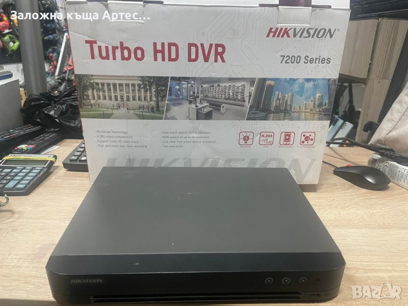 DVR HIKVISION 16 канален - DS-7216hqhi-k1/a, снимка 1