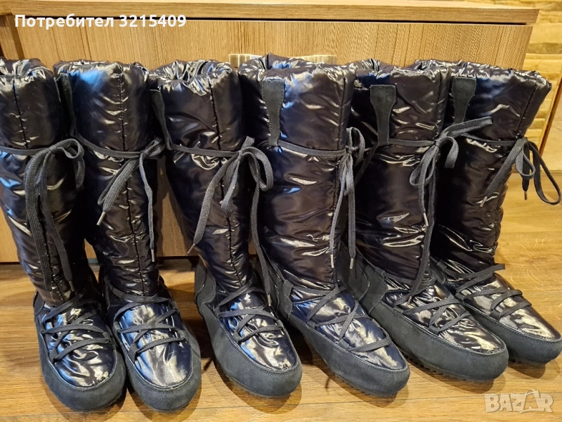 3 чифта Нови италиански дамски зимни ботуши, апрески , снимка 1