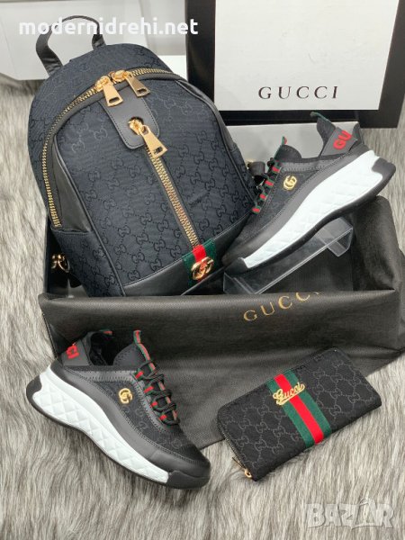 Дамски спортни обувки портфейл и раница Gucci код 159, снимка 1
