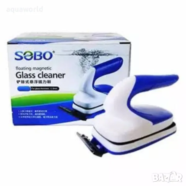 "ПРОМОЦИЯ" Магнит за почистване на аквариум Sobo SB 6, снимка 1