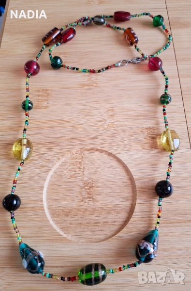 Гердан от стъклени мъниста, снимка 1