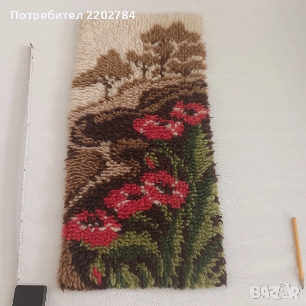 Вълнени пана , тъкани тип китеник,пано за стена, снимка 1