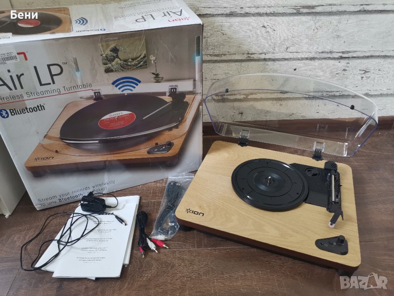 Продавам чисто нов грамофон Ion Air lp bluetooth , снимка 1