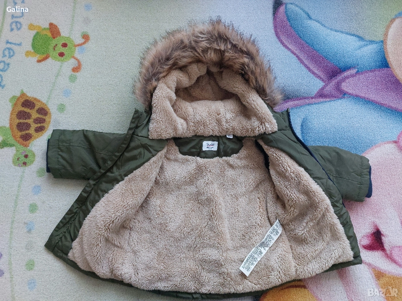 ново зимно яке 9-12м, снимка 1