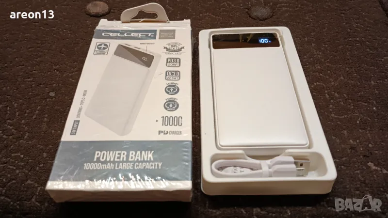 Външна батерия power bank 10 000 mA, снимка 1