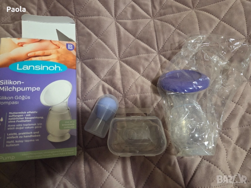 Lansinoh - коректор за зърна, колектор за кърма и силиконови зърна, снимка 1