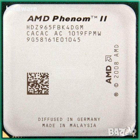 десктоп процесор cpu amd phenom II x4 965 socket сокет am3, снимка 1