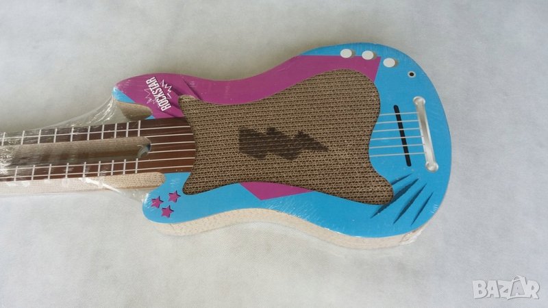 Картонена драскалка  китара за котка  , снимка 1