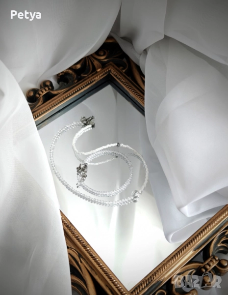 Бял сет от цирконий, снимка 1