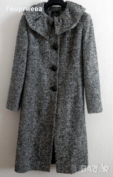 Стилно,топло вълнено палто, снимка 1