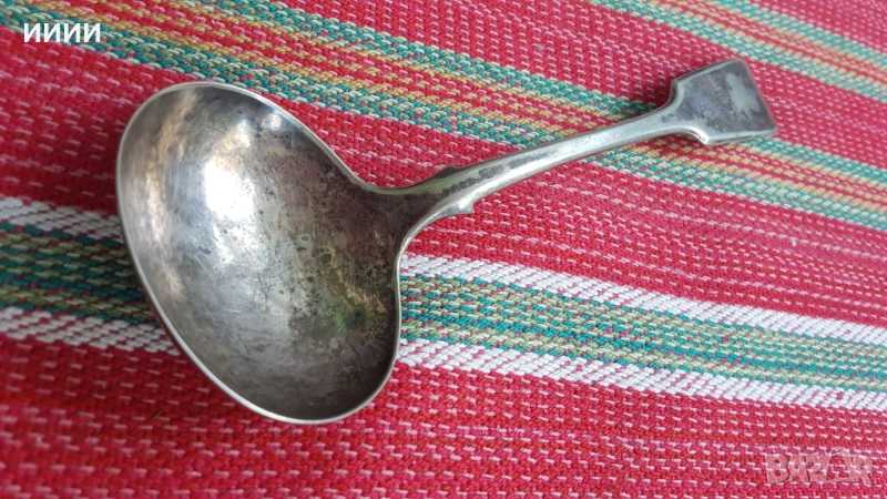 Посребрен черпак, снимка 1