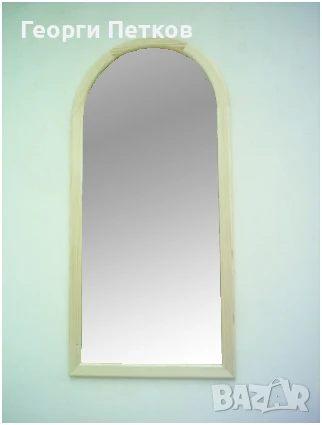 Огледало КАТИ, свод, от естествена дървесина. , снимка 1