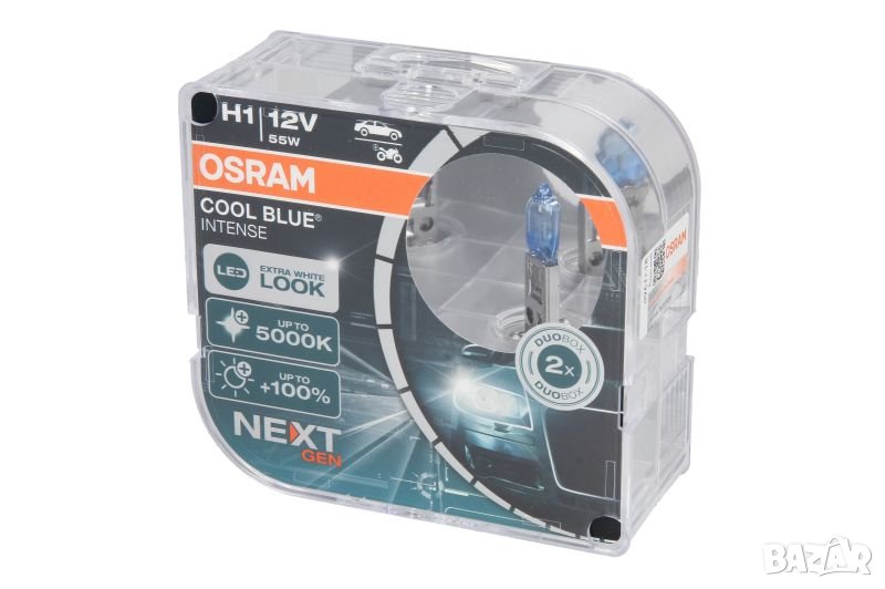 OSRAM H1 Cool Blue Intense Next Gen 12V халогенни крушки, снимка 1