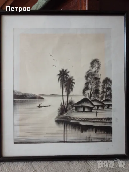 картини 36/32 см графики Виетнам, снимка 1