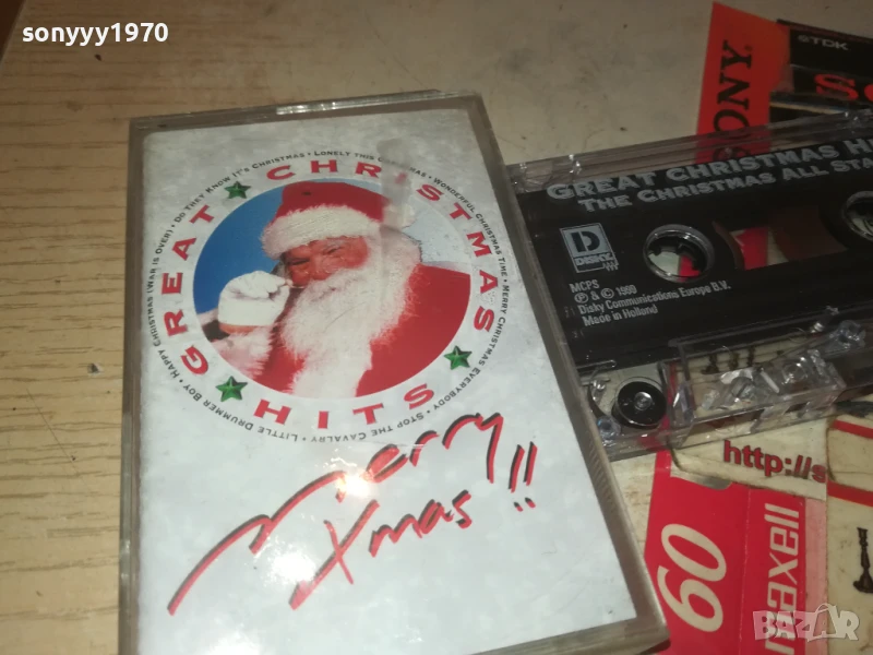 GREAT CHRISTMAS HITS-MADE IN HOLLAND-ORIGINAL TAPE 0308251815, снимка 1
